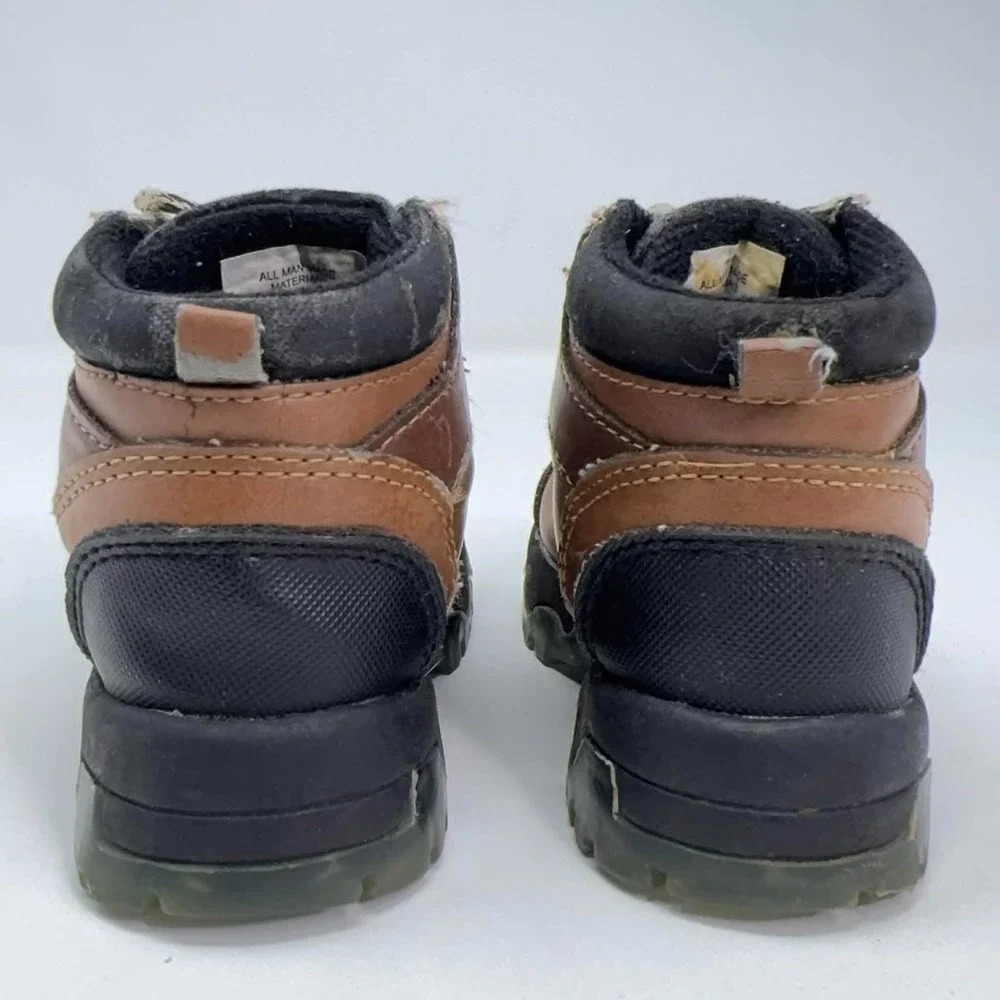 Disney Winnie The Pooh Toddler Hiking Boots‎ Size 6 Brown Trail Shoes Tigger Y2K